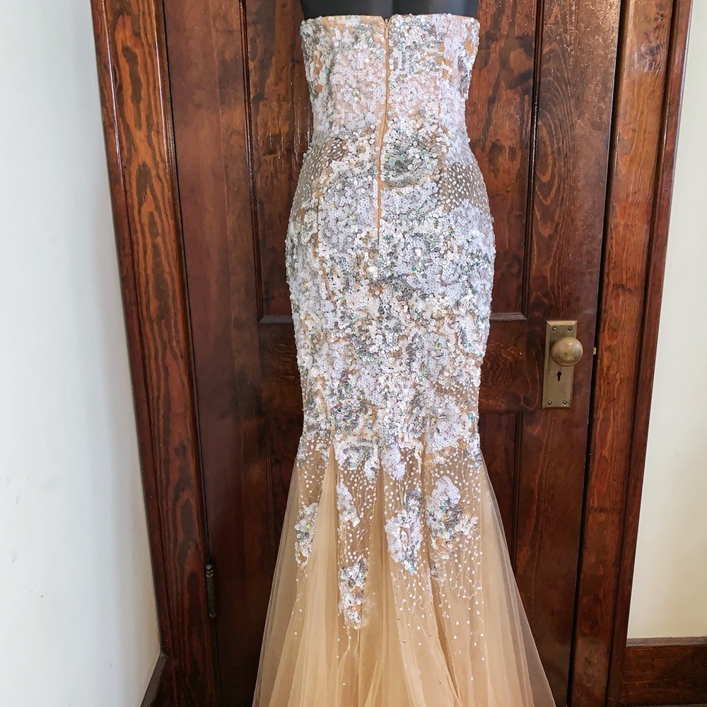 All sequins dress